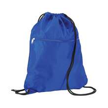 Quadra Premium Drawstring Bag (Bright Royal Blue) - 100% Mixed - (RW10272) - Blue - View 1