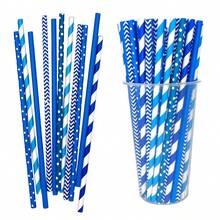 100 قطعة/عبوة قش ورقي أحادي الاستخدام متعدد الألوان، 6*197 مم | مناسب لمختلف الحفلات والأعياد والأعراس والمطاعم والمقاهي والاستخدام التجاري - متعدد الألوان - مشاهدة 10