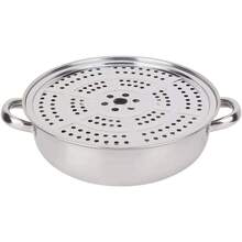 Olla de de una sola capa de acero inoxidable, 28cm de olla Hotpot Food Ollas para cocinar Cocina doméstica - 1 - Ver 6