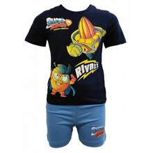 Magic Box Toys Pijama Verano Superzings Azul Oscuro Rivals Entrega 24/48 Horas - Envío Desde España - Azul Marino - Ver 2