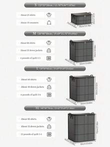 1PC Home Organization Storage Bag, Plush Toy Storage Bag, Clothing Quilt Storage Bag, Drawer Closet Organizer Bag, Upgraded Thickened Fabric, Wider Comfortable Handle, Suitable For Home Storage, Warehouse Storage, Family Gift. Bedroom, Organizer, Home Storage, White T Shirt Women, Black Pants Women, Ladies Winter Clothes, Dress,