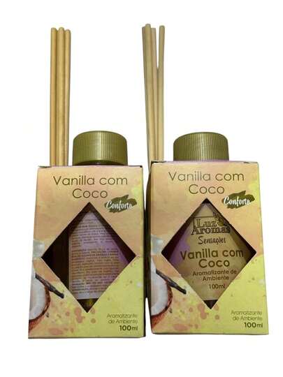 kit com 2pç 100ml frascos de aromaterapia  luz aromas
