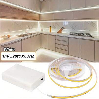 LQHZMYY USB供电LED灯条，COB高亮度，自粘式，5V电压，电池供电，适用于电视背光、家居、派对、婚礼、万圣节、圣诞节装饰 - 室内装饰照明、活动氛围照明、高亮度LED、夜灯、装饰品、客厅、圣诞派对、卧室夜灯