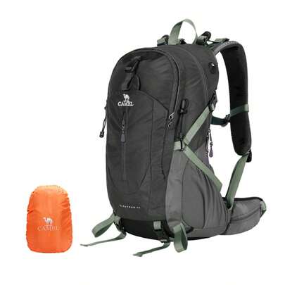 CAMEL CROWN 可折叠大容量旅行包背包短途旅行健身收纳包