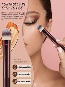 40/19/1件套化妆刷套装，包含化妆包、化妆海绵、卸妆粉扑、眼影刷、眉刷、粉底刷、散粉刷、腮红刷、遮瑕刷和高光刷，采用超柔软优质合成毛，适合日常面部彩妆。套装包含化妆刷、化妆工具、全套化妆工具、化妆礼盒等。