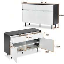 Storage Cabinets - White - View 8