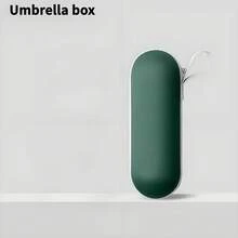 Multifunktionale Regenschirm-Aufbewahrungsbox - kompakt und praktische Reisebox, windabweisende faltbare Regenschirm-Aufbewahrungsbox geeignet für Regentage und den täglichen Arbeitsweg - strapazierfähige und modische Regenschirm-Aufbewahrungsbox kompatibel mit Regenschirmen, Brillen, Kosmetika, kleinen Werkzeugen und anderen Aufbewahrungs- und Organisationsmöglichkeiten