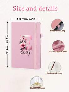 1pc Personalized Journal,Custom Notebook With Name,Customized Journaling Notebooks,Notebooks For Work,Small Notebook,Book Journal,Journals For Writing,Blank Notebook,Multi-Functional,Ornamental,Letter,Stylish,Modern,Colorful,Cute,Adorable,Casual,Custom,Personalised,Unique,Customized,Ideal Gifts For Him,Ideal Gifts For Her, Son, Daughter,Christmas Gift