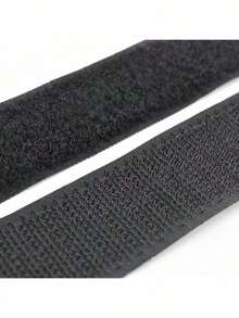 1 par de 3m/118 pulgadas Cinta adhesiva con gancho y bucle de doble cara, Fuerte tira de fijación para cortinas, ventanas y barras autoadhesivas para puerta