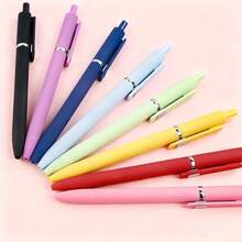 1 Stück 0,5 mm Retraktiver Schwarzer Kugelschreiber, sehr attraktives Vintage Schreibwaren für Studenten, Gummikugelschreiber, Touchscreen Stylus Spitze - Mittlere Spitze, Flüssiges Schreiben, Anti-Rutsch, Schwarze Tinte, Neuartiges Geschenk für Büro, Kollegen, Notizen, Journaling, perfekt für Erwachsene, Frauen & Männer