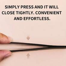 New Eyebrow Grooming Tool Kit - Straight Eyebrow Tweezers, Eyebrow Trimmer, Hair Removal Tweezers,Giveaways,Travel,Cheap Stuff,Travel Essential - Black - View 10