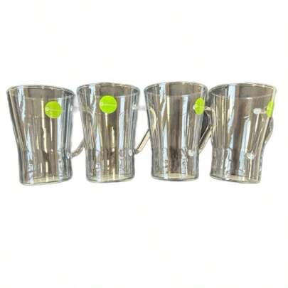 Laguna 4X Glasses Heat Resistant Glass - Set Of Four Heat-Resistant Drinking Glasses
