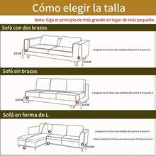 Funda de Sofá Reversible de Chenilla, Antideslizante, Lavable A Máquina, Protector Acolchado para Sofá, Fundas De Sofa Protector Cover, Añade Estilo y Comodidad a Tu Salón (70" x 60", Negro) - Negro - Ver 8