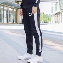 Puma Iconic T7 Track Pants DK Men's Casual Sports Knit Cuff Pants 531381-01 - Black - View 2