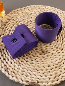 1 对可拆卸白色纽扣袖口，适合衬衫、西装和毛衣