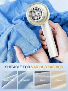 HYUNDAI Electric Lint Remover With Lint Roller, Fabric Shaver And Defuzzer, Fuzz Remover, Portable Fabric Trimmer, Suitable For Clothes, Bedding, Furniture, Carpets, Sofas, Cleaning Supplies, Cleaning Tools