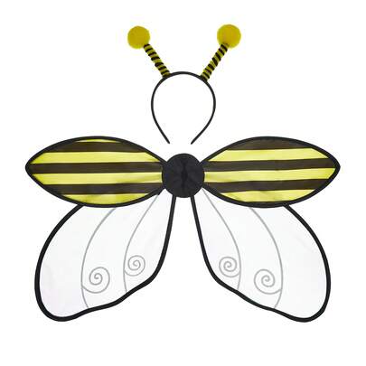 Halloween Costumes For Women Girls Cute Bee/Ladybug Wings With Headband Set Party Favors