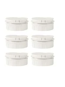 1/6 件适用于厨房燕麦粉和袋装食品：防潮保鲜密封盖，带双开口分配嘴和密封夹 - 彩色 - 查看 10