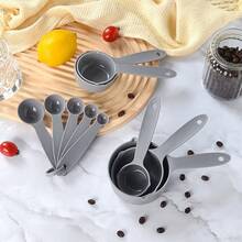 1 Set Of 10,Measuring Cups & Spoons Set,Kitchen Aid Measuring Cups And Spoons,Stackable Cups And Spoons,Kitchen Gadgets For Cooking & Baking