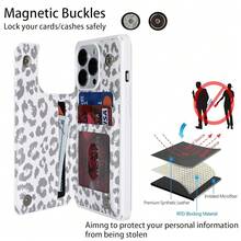 For IPhone 13 Pro Max Case Wallet With Card Holder,For IPhone 13 Pro Max Case For Women Men,Stand And Strap,Protective Phone Case Cover-White{"Color_name":"L-White"} - 多色16 - 查看 5