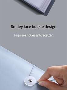 Carpeta transparente tamaño A4 con 20 fundas transparentes, organizador de documentos multiusos