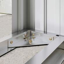 Outsunny Abri-bûches couvert en acier galvanisé, 2 m³, support pour bois de chauffage robuste, montage rapide, étagère à bûches extérieur plancher surélevé toit incliné, 213x66,5x150cm, gris foncé - Gris foncé - Voir 9