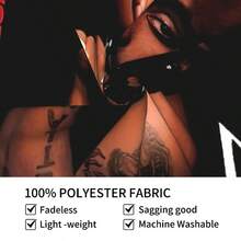 All Eyz On Me Tapestry, Polyester Fabric Wall Hanging Art, Stylish Bedroom, Living Room, Office, Dorm Decor,  Easy To Hang, Multiple Sizes, Perfect Gift For Any Occasion, Tapestry Wall Hanging - Multicolor - View 6