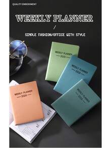 1 PC 2026 Morandi A7 Mini Agenda Engleză – 128 Pagini (64 Coli) Dimensiune Buzunar, Ușor de Transportat pentru Luarea de Notițe Oriunde. Caiet de Planificare Zilnică Minimalist și Eficient, cu Estetică Elegantă pentru Muncă, Studiu și Gestionarea Timpului.