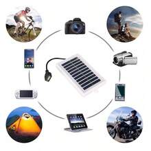 便携式LED太阳能移动电源，适用于夜市、露营的太阳能照明板，可折叠太阳能充电器。防水防尘设计，适合户外使用，折叠节省空间，智能芯片自动识别设备电量。适合作为新年露营、圣诞节礼物交换、情人节关怀、复活节户外探险、愚人节科技互动、独立日夜市摊位等专业户外配件。 - 彩色 - 查看 7