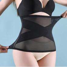 Women's Tummy Control Shapewear Breathable Cross-Mesh Tight Waistband Suitable For Daily Life And Fitness Use - Multicolor - View 1