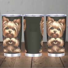 1pc 20 Oz Stainless Cup, Coffee Mug, Fits Most Car Cup Holders For Travel Convenience, Water Bottle For Girls, Cold Drinks For Backyard BBQ Parties, Gifts For Women, Mom, Friend, Sister, A Puppy Paws Perspectiv