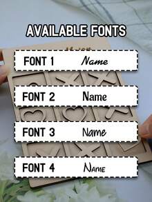 Spersonalizowane drewniane pamiątki z grami planszowymi z imieniem i datą, Spersonalizowane pamiątki z grami planszowymi na wesele, Spersonalizowane drewniane dekoracje stołu jadalnego, Prezenty dla gości, Prezenty ślubne, Prezenty urodzinowe, Wielofunkcyjne, Dekoracje, Moda, Wystrój domu, Odpowiednie dla taty, mamy, rodziny, przyjaciół, pana młodego, panny młodej i pary - Styl A - Zobacz 5