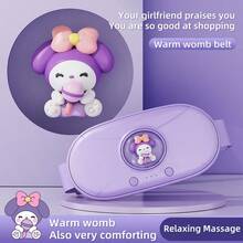 OBOVAY 1200mAh Bauchheizung Massagegerät, USB aufladbar und einstellbarer Massage-Heizgürtel, tragbarer Heizmassage-Gürtel, Heizmassage-Gürtel für Frauen während der Menstruation, perfekt für Damen im Homeoffice, Taille Heizmassage Pad, Weihnachtsgeschenk - Verschiedenfarbig - Übersicht 7