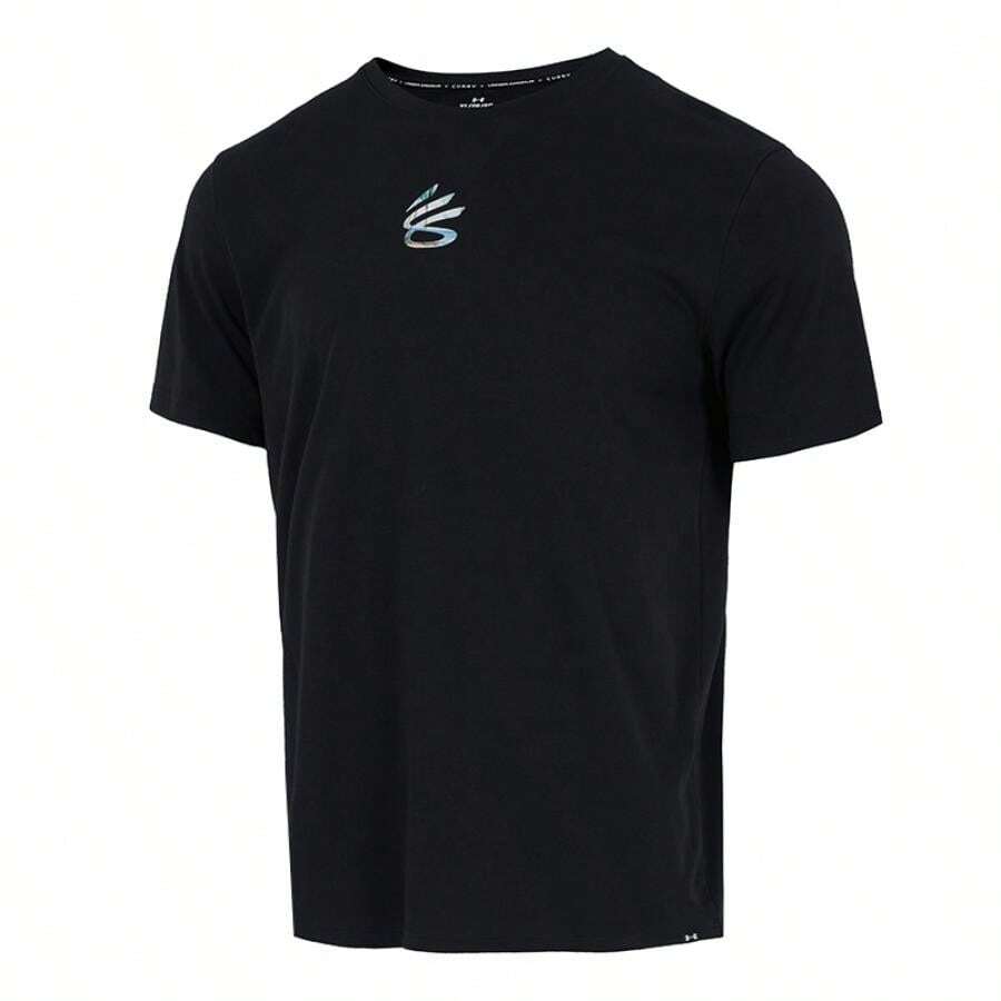 Under Armour 男士库里巡回赛T恤,休闲舒适户外运动短袖T恤 - 6012970-001 - View 1
