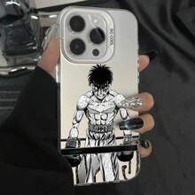 Custodia per telefono compatibile con I-Ippo Makunouchi, adatta per modelli 16, 15, 14, 13, 12, 11, Pro, Max, Plus, Mini, XS, antiurto, in grigio argento opaco, custodia rigida compatibile con modelli 17, 17 Pro, 17 Pro Max - Z1 - Visualizzare 4