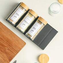 2 pezzi/4 pezzi/8 pezzi Scatole organizer per spezie in cassetto in acrilico trasparente, Scatole organizer per spezie in cassetto in acrilico trasparente, Organizer per scaffale delle spezie da cucina e contenitore per cassetti (Barattoli non inclusi). 2 pezzi/4 pezzi/8 pezzi Scatole organizer per spezie in cassetto in PP bianco/nero, Organizer per scaffale delle spezie da cucina e contenitore per cassetti (Barattoli non inclusi). - Multicolore - Visualizzare 2