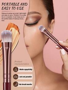 36/20/4/1pc Combination Set Of Makeup Brushes And Makeup Bag Makeup Sponges,Makeup Remover Puff & Eyeshadow Brush & Eyebrow Brush & Foundation Brush & Powder Makeup Brush & Blush Brush & Concealer Brush & Highlighter Brush Ultra-Soft Premium Synthetic Hair For Daily Makeup On Face,Brush Set,Makeup Brush Kit,Make Up Brush Set,Make Up Set Complete,Makeup Brush Set,Complete Makeup Kit,Brush Kit,Brushes Makeup Set,Makeup Gift Set - Multicolor - View 6