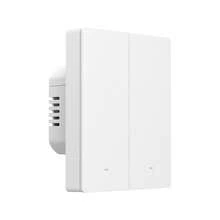 ZBM5-2C-80W,SONOFF SwitchMan Zigbee Smart Wall Switch, Remote APP Control, Voice Control, Timing Schedule, Smart Scene, Etc, Making Your Life More Convenient.Smart Home Control. - White - View 1