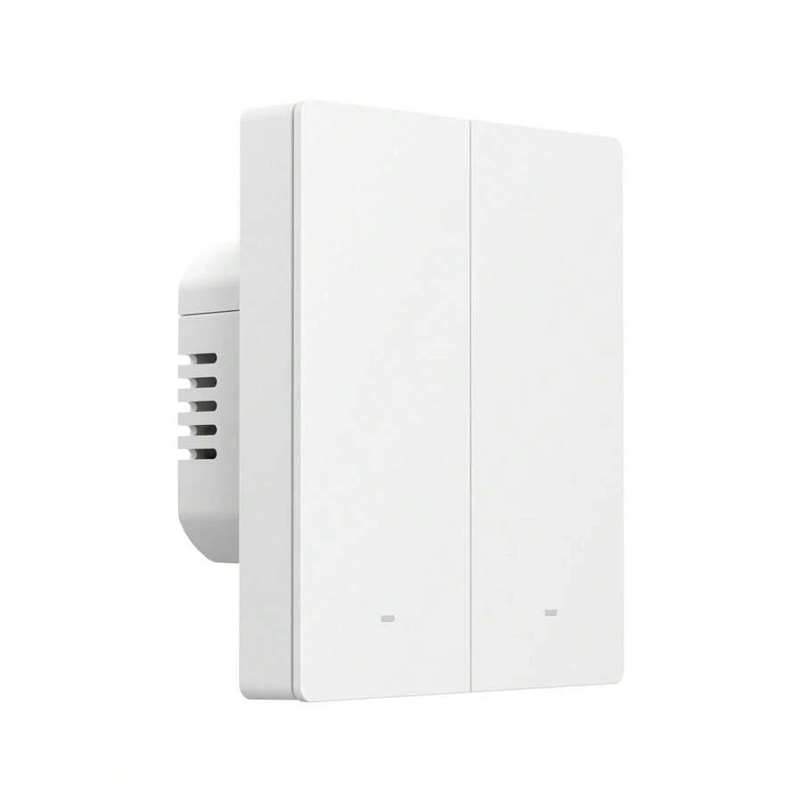 ZBM5-2C-80W,SONOFF SwitchMan Zigbee Smart Wall Switch, Remote APP Control, Voice Control, Timing Schedule, Smart Scene, Etc, Making Your Life More Convenient.Smart Home Control. - White - View 1