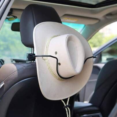 - Soporte para sombrero de vaquero para camin, SUV, coche mantener la forma del sombrero, colgador de ropa de coche, colgador de ropa, soporte para sombrero duro para asiento de camin,