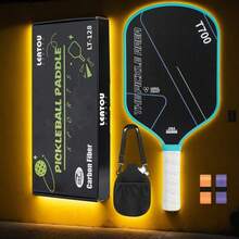 T700碳纤维纹理哑光匹克球拍，比赛级，盒装 - 彩色 - 查看 8