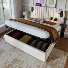 Bed Frames - Beige - View 6
