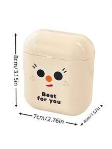 Cute Cartoon Character Waterproof Dustproof Travel Organizer Box ,Mini Cosmetic & Makeup Storage For Lipstick, Portable Storage Box ,Waterproof And Moisture-Proof Students' Tools Snack Storage Box,Cartoon Box, Earphones, Chargers, Desk Accessories - Durable Plastic, Freestanding Design, Car & Home Use, Cosmetic Storage Organizer, Playful Design, Easygrip Handles - Multicolor - View 4