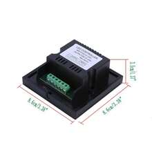 Dimmer Switch, Dimmer For Dimmable LED, Touch Panel Dimmer Wall Switch Controller, Single Color LED Driver, Wall Dimmer (Black) - Black - View 3