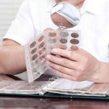 420/300/200 st myntfickor, lämpliga för samlare, standard 9-håls myntsamlingssidor passar de flesta pärmar, myntmaterial, myntskydd, stämplar, märken etc. (30 fickor - 10 ark) - Multifärgad - Visa 2