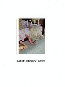 1 peça de impressão artística de colagem de sapatos retrô sem moldura, decoração de quarto feminino, arte de parede estética para meninas, decoração de parede de apartamento, decoração de dormitório, arte de parede para decoração de casa, decoração de festa e escolha perfeita para presente
