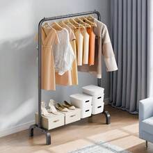 Clothes Rack, Heavy Duty Clothing Garment Rack With Hanging Rod And Bottom Storage Area, Clothing Racks Bedroom Guest Room