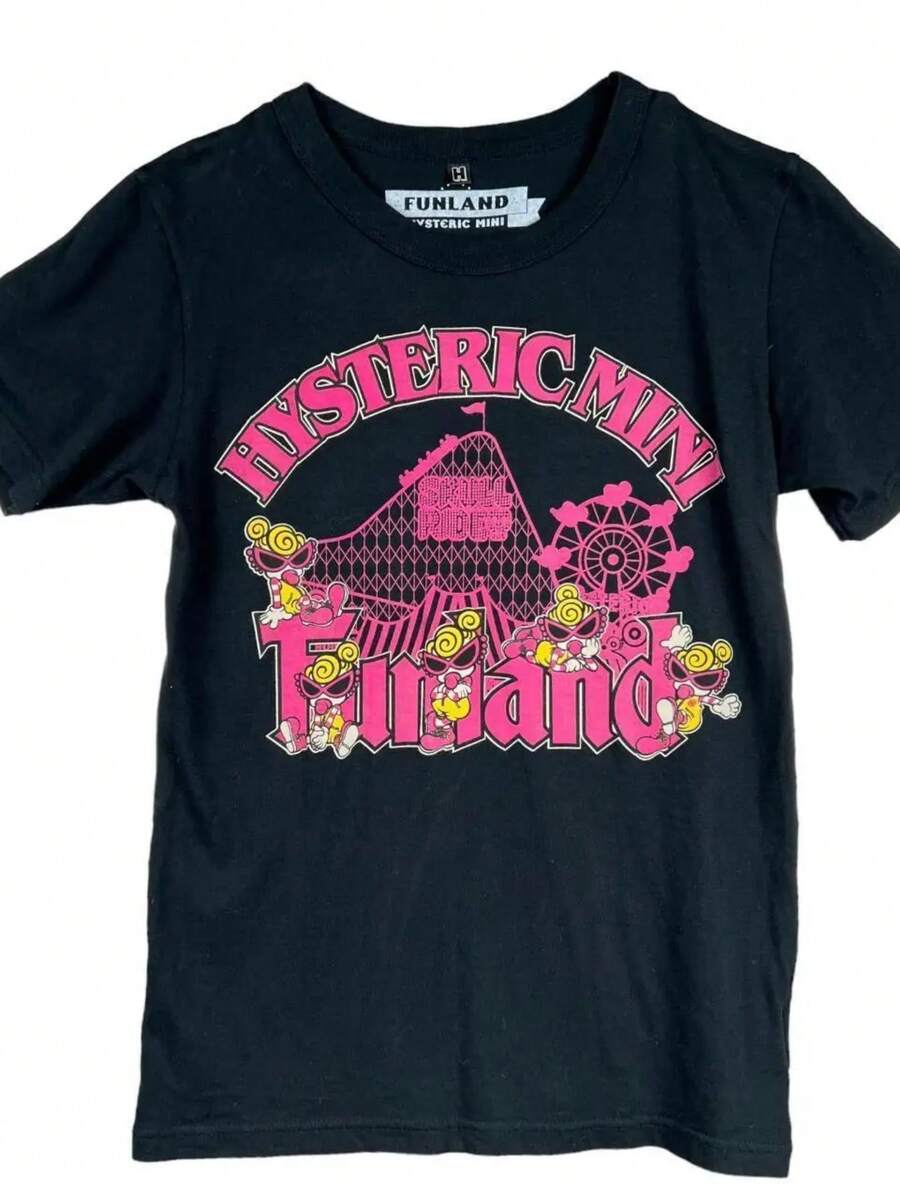 VINTAGE  MINI Japanese Brand   Tee Shirt(2). - 黑色3 - 查看 1