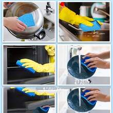 6/12PCS Scratch-Free Cleaning Sponges, Suitable For Dishwashing. These Cleaning Sponges Enable Quick Cleaning Without Scratches, Can Tackle Stubborn Dirt, And Have Strong Daily Cleaning Power. They Are Very Suitable For Use In Kitchens And On Dining Tables. - Multicolor - View 8