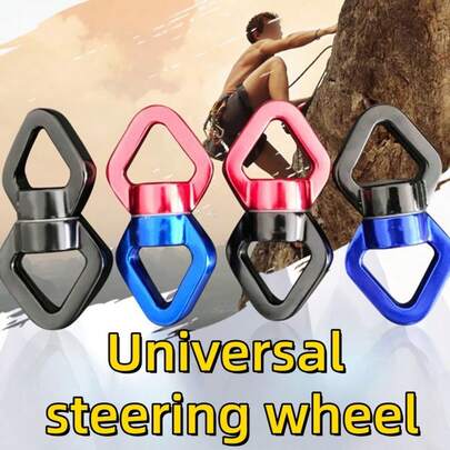 Anello rotante da esterno per lavori in alta quota, asse per yoga aereo e arrampicata, adatto per altalene, danza/yoga aerea, amache, arrampicata